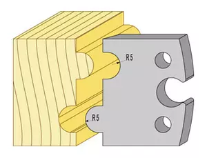 Profil 94310 kanotstål 10mm radie 5 TB