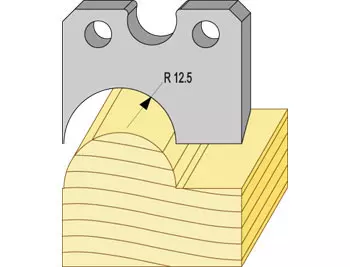 Profil rundstav soloh. d=25mm radie 12,5 TB