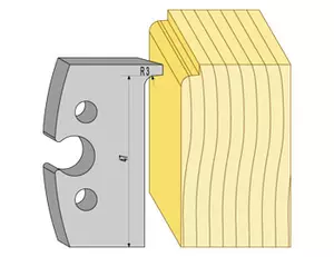 Profil Avrundning B50 R3 HSS TB