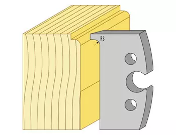 Profil Avrundning B50 R3 HSS TB