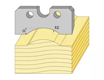 Profilstål 95018HSS radie 22 TB