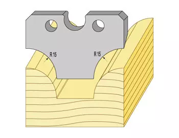 Profilstål 95028HSS radie 15 TB