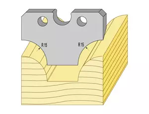 Profilstål 95028HSS radie 15 TB