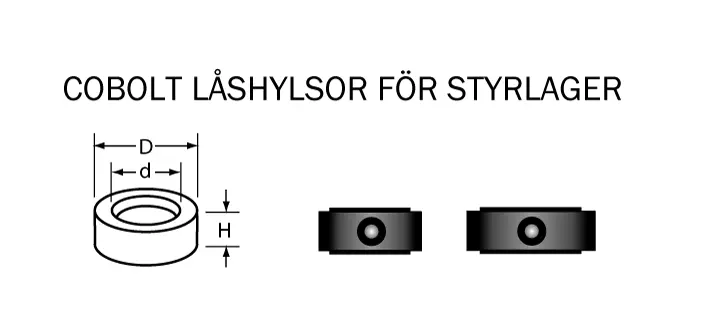LH-1812 Låshylsa 12 x 18 mm Cobolt®