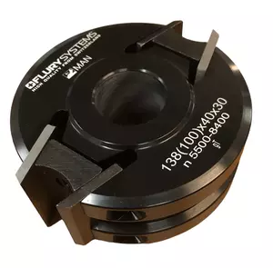 Wp kutter säkerhetsstål D100 b40 d30 z2 aluminium TB