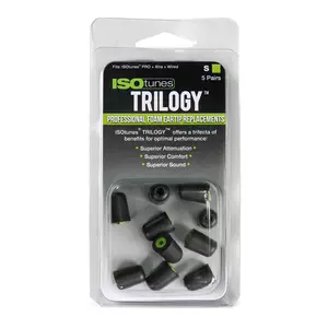 ISOTUNES Öronproppar för Pro & Xtra 5-pack Small-Grön