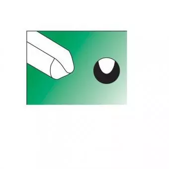 842FLH Fingernail Skålskölp HSS 1/2