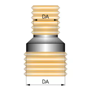 Reduktion - Snabbkoppling DA Ø 80 mm> DA Ø 50 mm