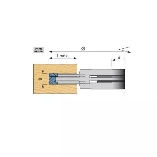 Stark Notfräs 140 x 4,0 - 7,5mm