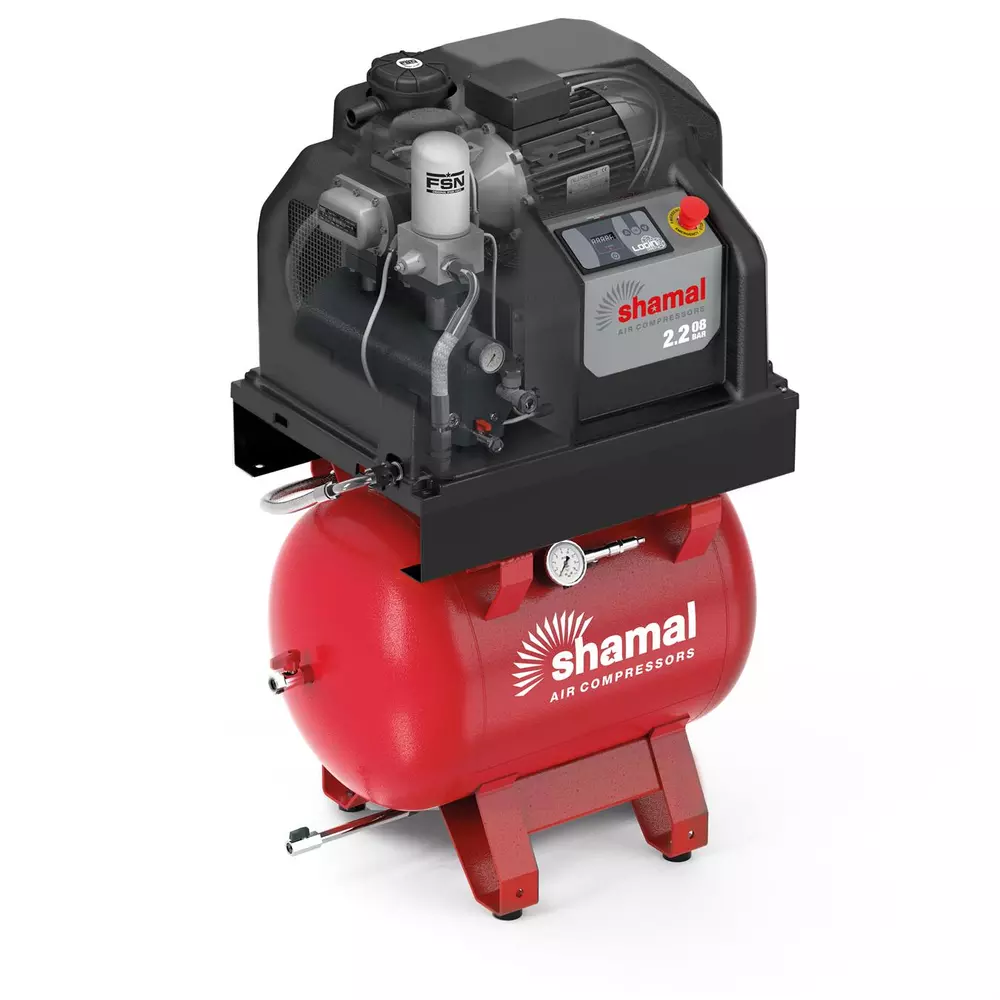 Shamal Skruvkompressor Mini Windy 2,2-10-90 3Hk 10bar 90l/ta