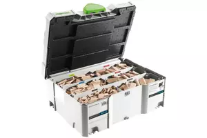DOMINO-brickor bok, sortiment DS 4/5/6/8/10 1060 BU FESTOOL