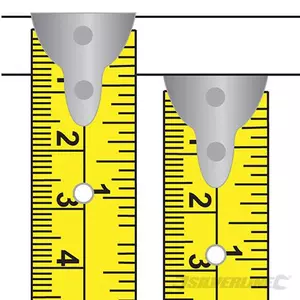 Silverline måttband 3 meter x 16 mm