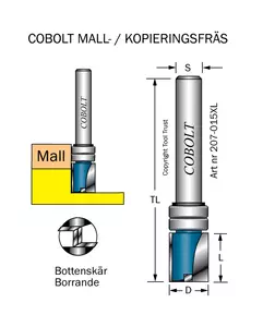 Mallfräs D=12 L=15 TL=63 S=8 Cobolt®