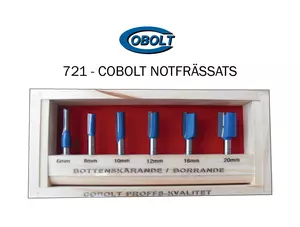 Notfrässats bottenskär (6 st) Cobolt®
