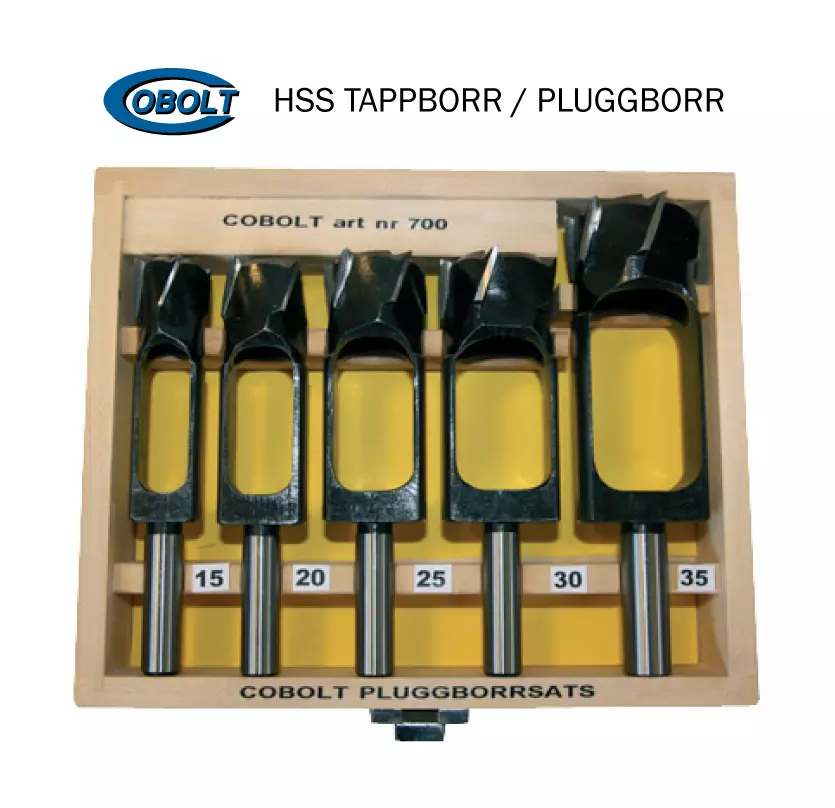 Tappborrsats 15,20,25,30,35 Cobolt®