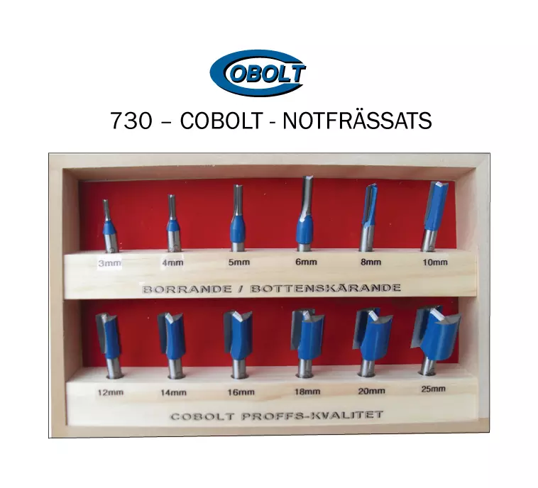 COBOLT Notfrässats (12 st) Cobolt®