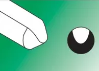 840FH Fingernail Skölp HSS 1/2