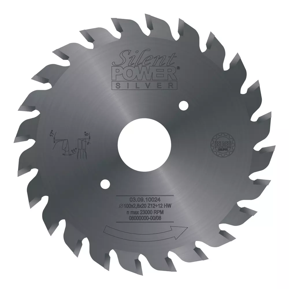 HW justerbar rits klinga Silent D 125mm B 2 8-3 6 mm d 20