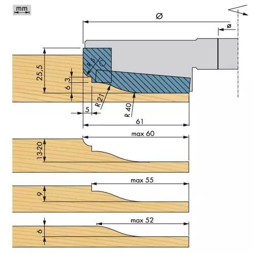 Stark Frisfräs D183 mm x 26