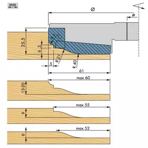 Stark Frisfräs D183 mm x 26