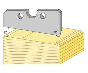Profilstål 96010 60mm HSS 18% TB