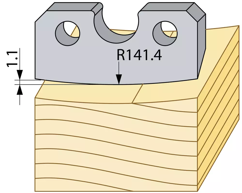 Understål sockellist 12x43mm TB