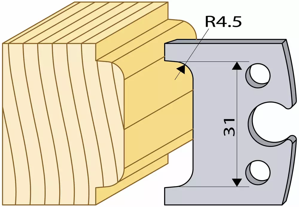 Profilstål 94467 HSS 40mm TB