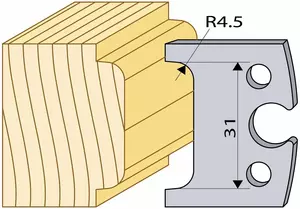 Profilstål 94467 HSS 40mm TB