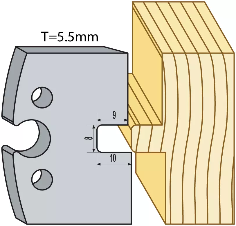 Profil 95023 50mm 5,5 hss 18% TB