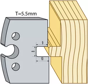 Profil 95023 50mm 5,5 hss 18% TB