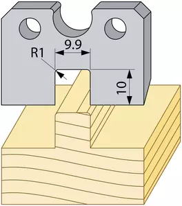 Profilstål 94781 40mm hss över TB