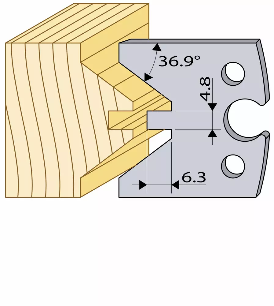 Profilstål 94458 hss 40mm TB
