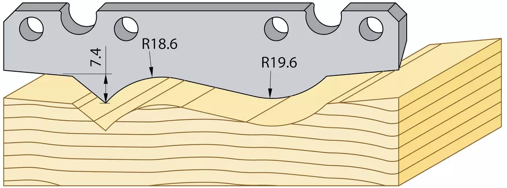 Profilstål 91051 100mm över TB