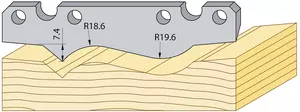Profilstål 91051 100mm över TB