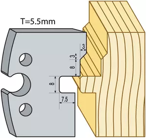 Profil 95078 50mm 5,5hss 18% TB