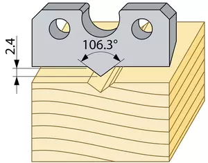 Profilstål 94453 40mm över TB