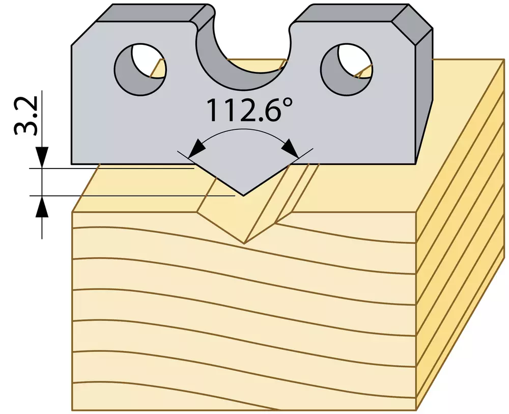 Profilstål 94445 hss 40mm TB