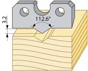 Profilstål 94445 hss 40mm TB