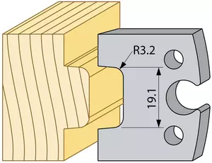 US Trall 1/8 radius X 3/4 thick