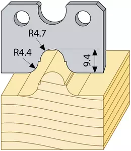 Profilstål 94468 HSS, 40mm över TB