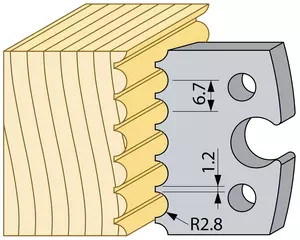 Profilstål 94408 40mm sida TB