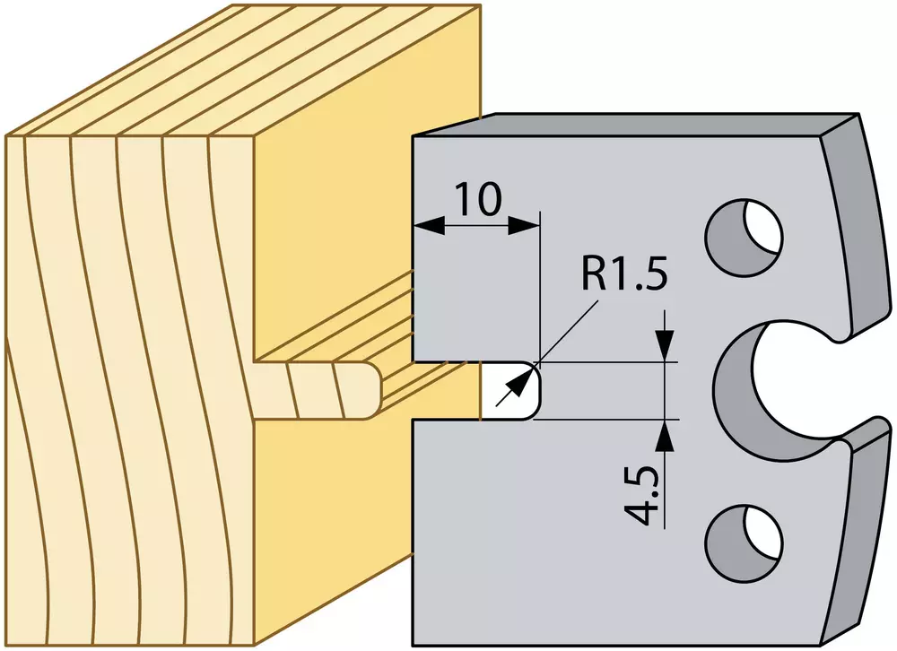 Profilstål 94687 40mm sida TB