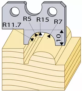 Profilstål 94552 hss 40mm TB