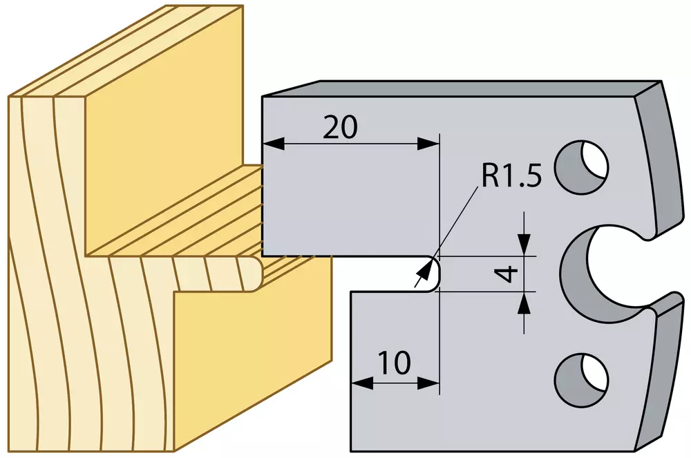 Notstål skyggepanel TB