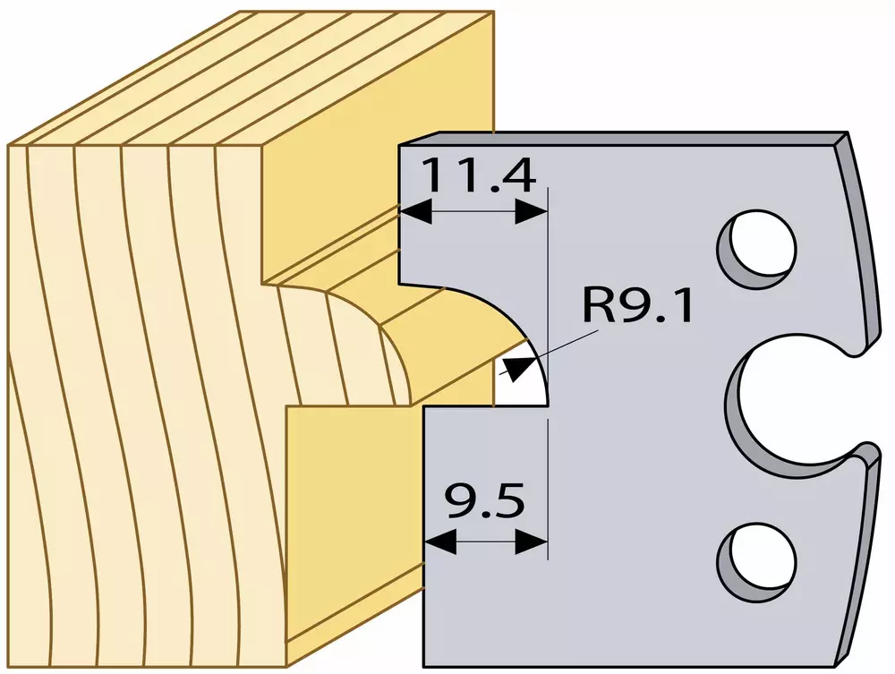 Profilstål 94644 40mm sida TB