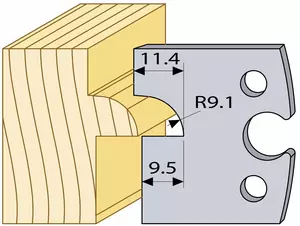 Profilstål 94644 40mm sida TB