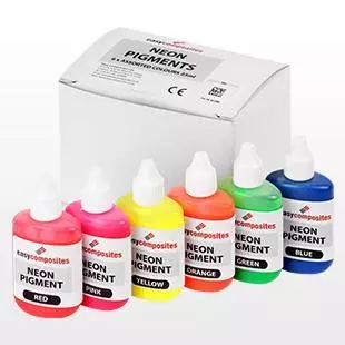 Genomskinligt Neonfärger 6st