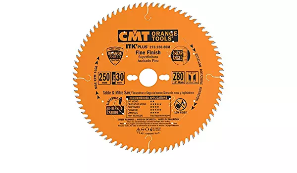 CMT ITK Plus sågklinga D250 Z80d30 K2,4