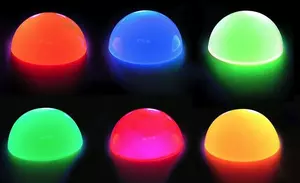 Genomskinligt Neonfärger 6st