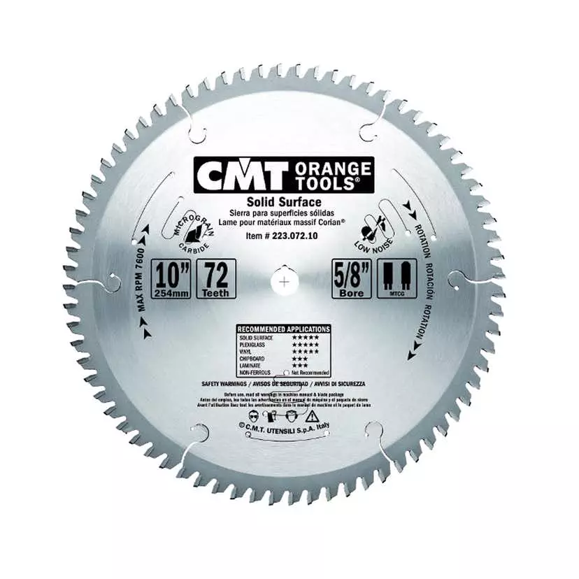 CMT Kapklinga melamin D250 Z72 d30 k3,2 p2,5